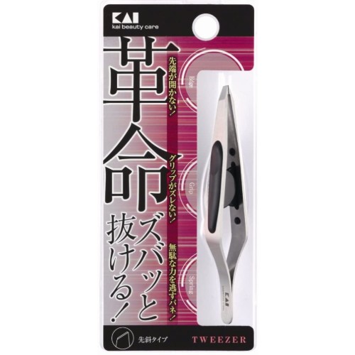 キャッチャー毛抜き(先斜)