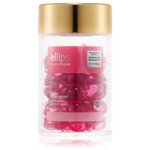 エリップス ellips ヘアビタミン ヘアトリートメント 50粒 ボトル ピンク