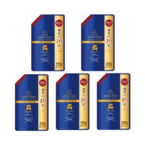 ファーファ 柔軟剤 ファインフレグランス オム 詰替 (800ml) クリスタル ムスク の香り 5個セット