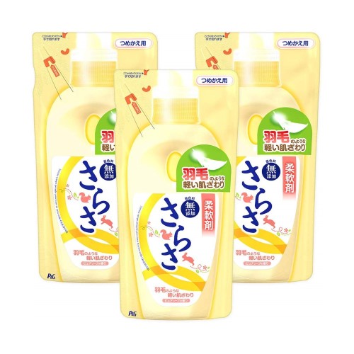 さらさ 柔軟剤 つめかえ用480ml×3個