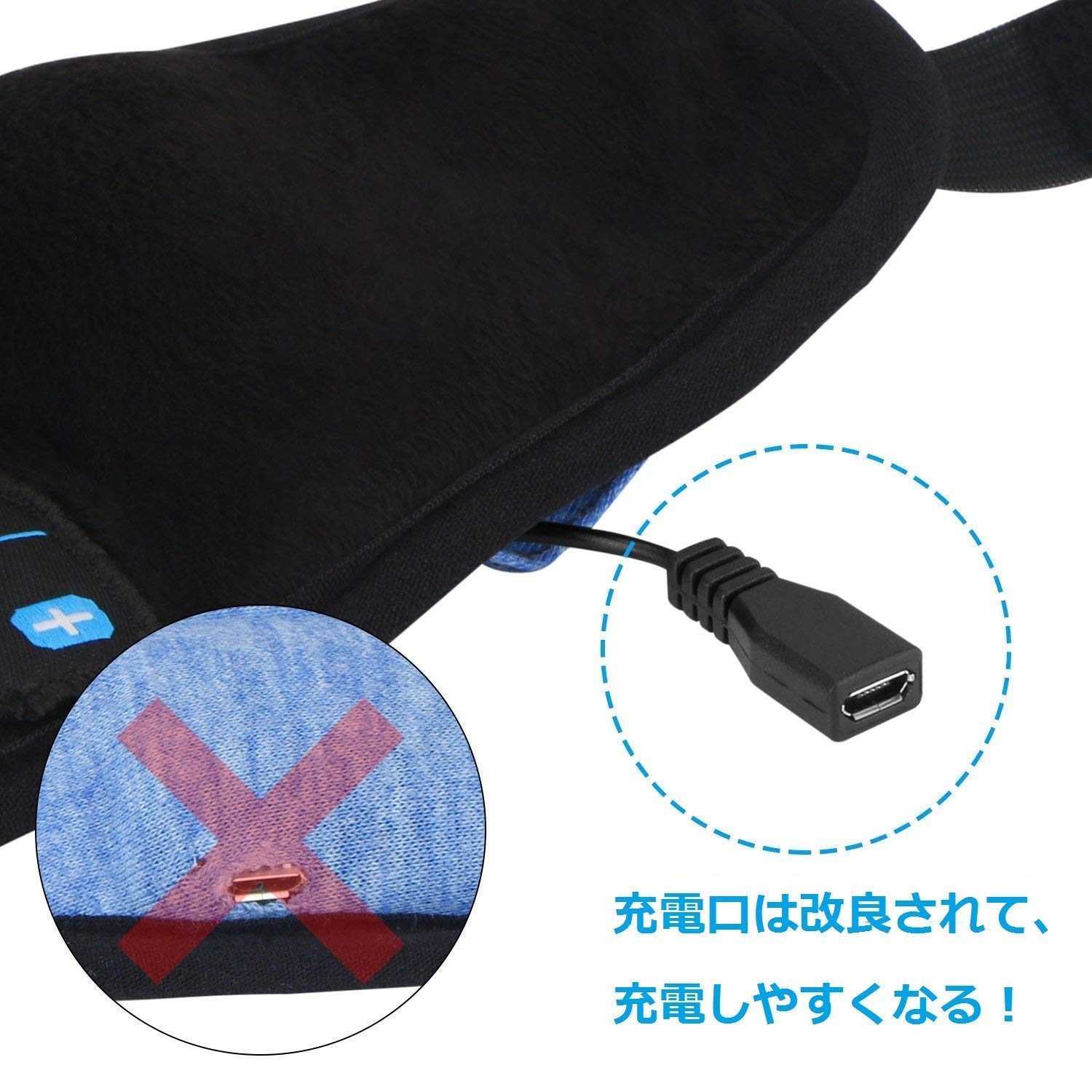 LC-dolida アイマスク 安眠 睡眠 イヤホン付き Bluetooth音楽 ストレス解消 グッズ 遮光 圧迫感なし 洗える 繰り返し 疲労回復 失眠 仮眠 睡眠に最適
